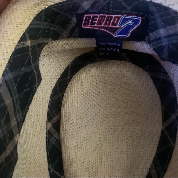 Small Straw Fedora Hat - Picture 2 of 2